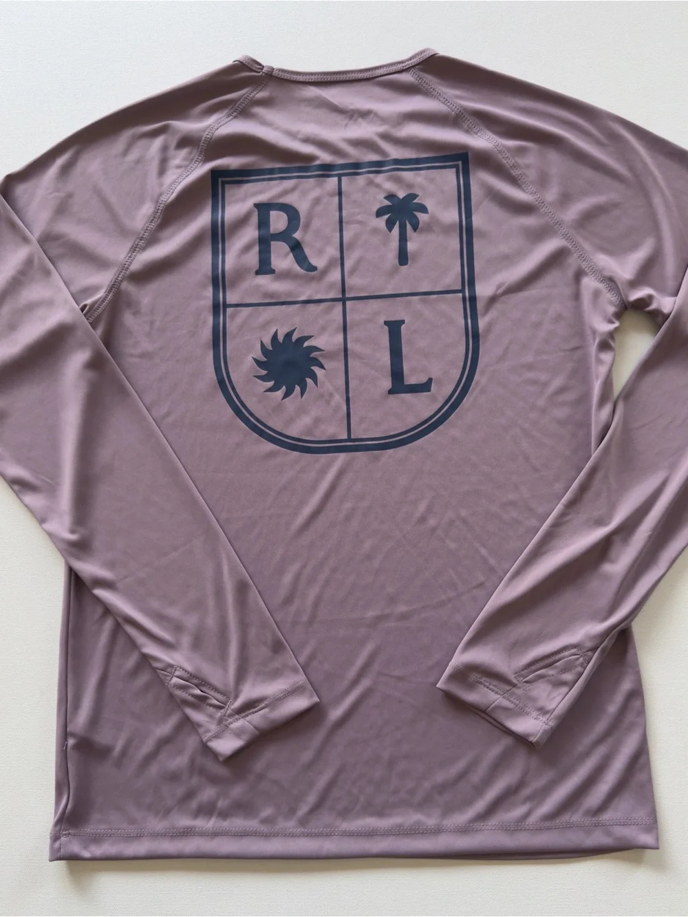 NWOT Women's Reel Life. Long-Sleeve Performance Shirt Mauve Size Medium (M)
